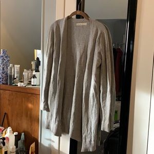 Long gray sweater Abercrombie & Fitch